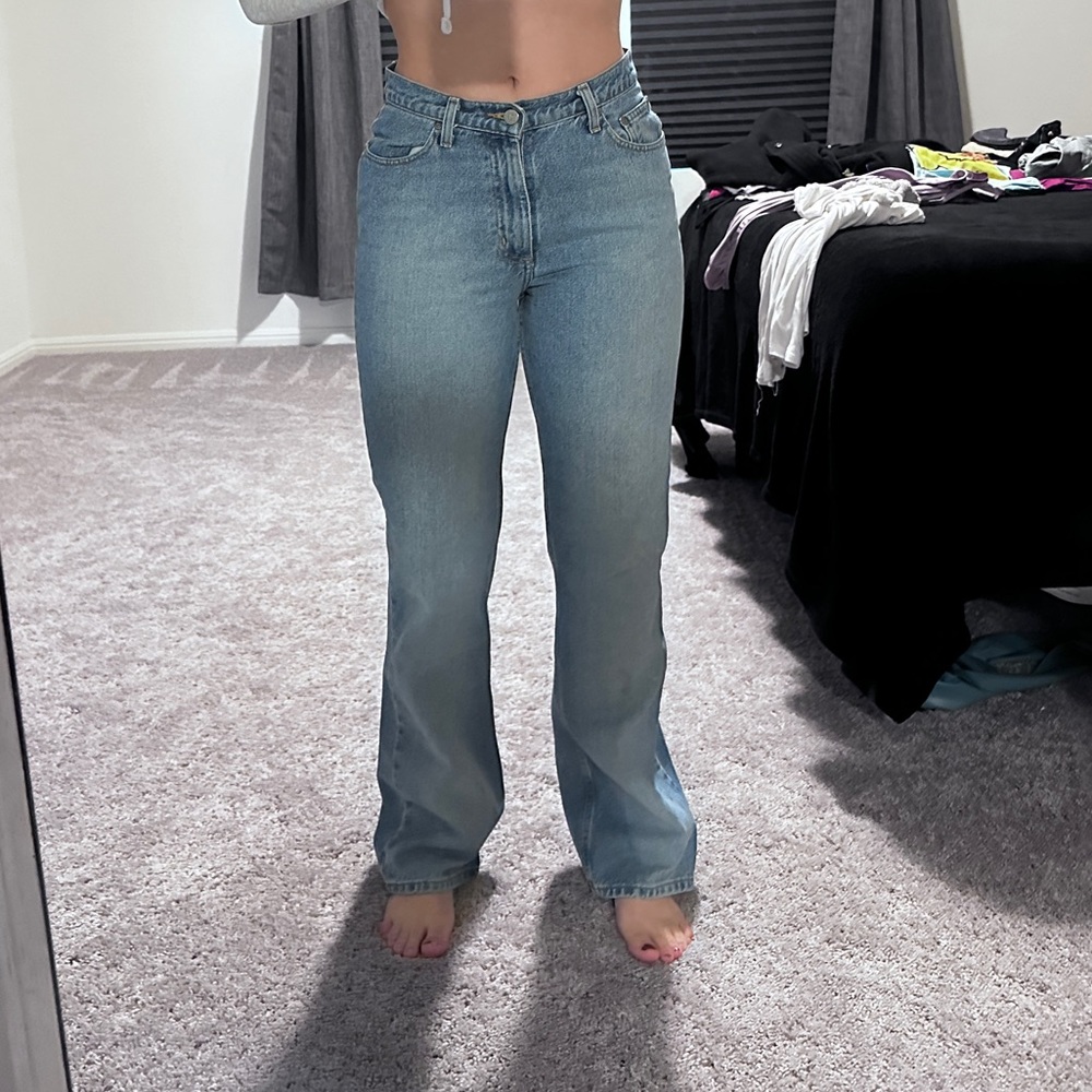 Arizona boot cut blue jeans